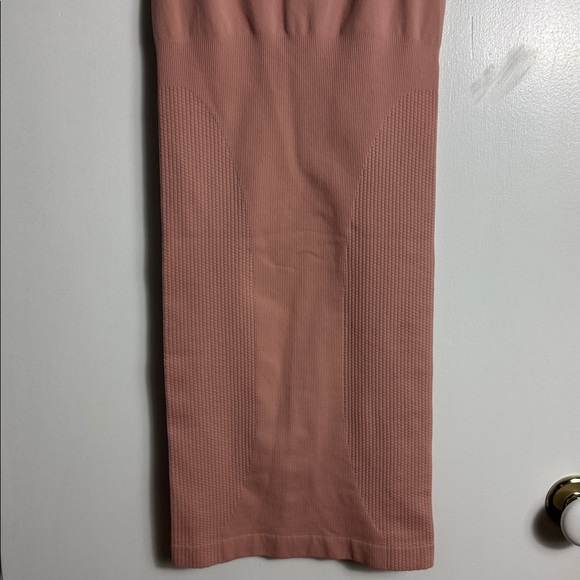 Alaia Paris Nylon Contour Mini Dress Pink Size 38 - Picture 4 of 12